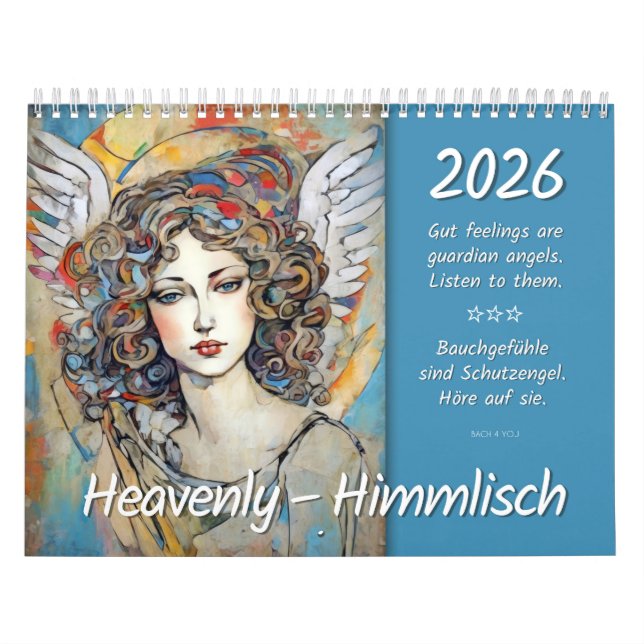 Calendario Heavenly Angels – Himmlische Engel 2026 (Tapa)