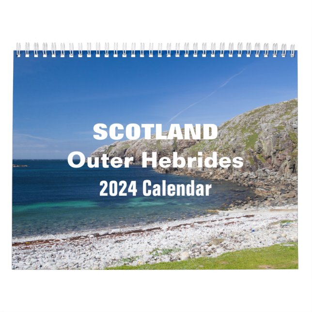 Calendario Hébridas Exteriores de Escocia 2025 (Tapa)