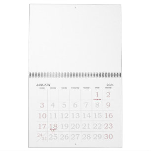 Calendario Hecho en Australia