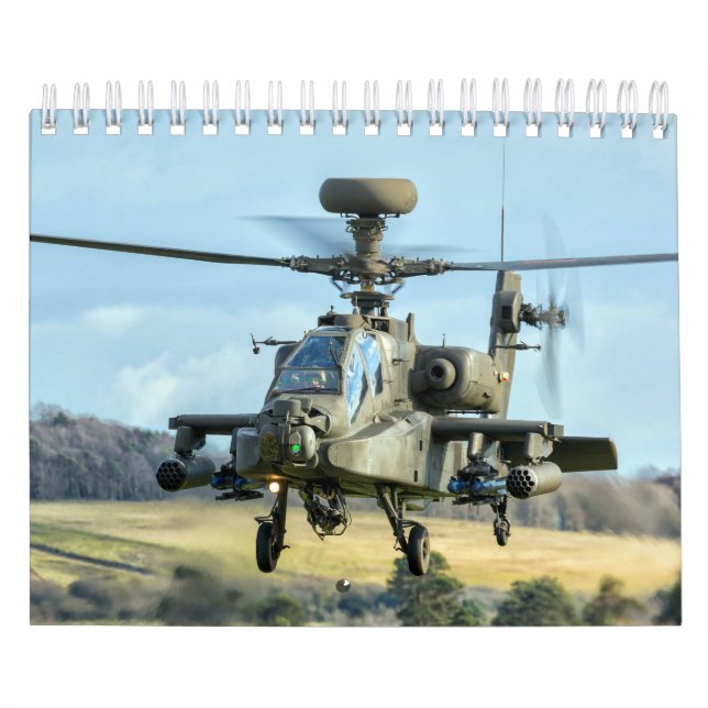 Calendario Helicópteros militares (Tapa)