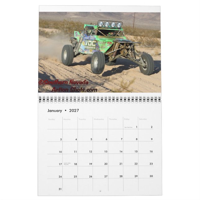 Calendario Henderson 250 (Jan 2027)