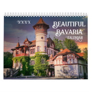 Calendario Hermosa Baviera Europa Alemania