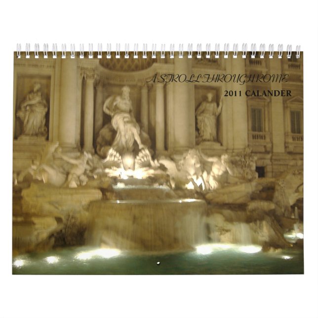Calendario Hermosa Calender Roma 2011 (Tapa)