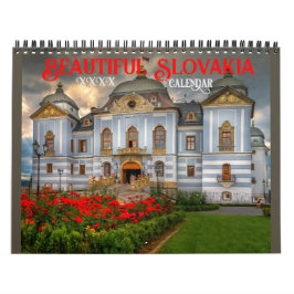 Calendario Hermosa Eslovaquia Europa