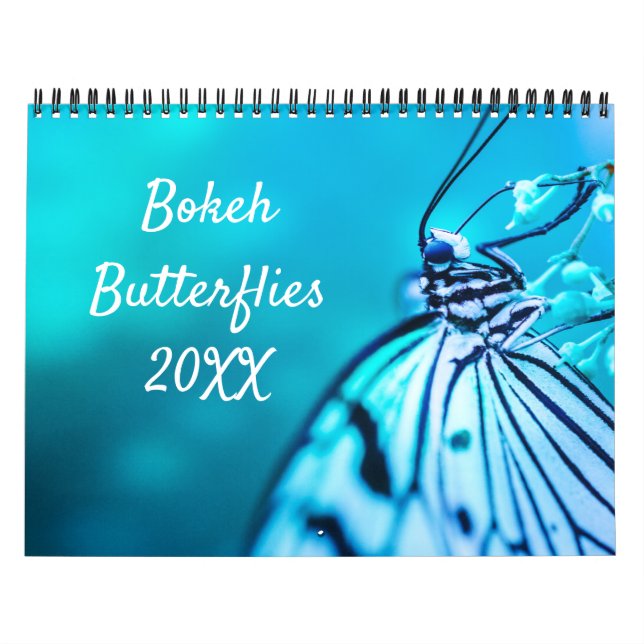 Calendario Hermosa foto Personalizado de las mariposas de Bok (Tapa)
