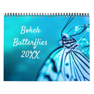 Calendario Hermosa foto Personalizado de las mariposas de Bok