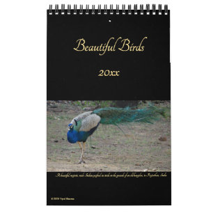 Calendario Hermosa fotografía de Birds Nature Birders 2026
