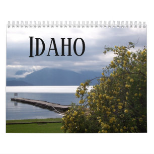 Calendario Hermosa fotografía escénica de Idaho