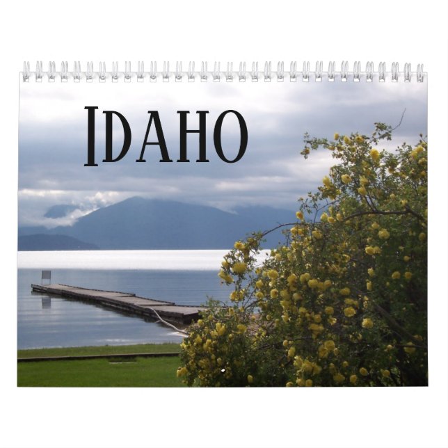 Calendario Hermosa fotografía escénica de Idaho (Tapa)