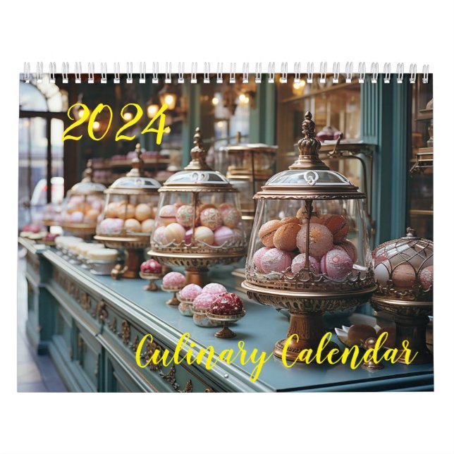 Calendario Hermosa pastelería. 2024 (Tapa)