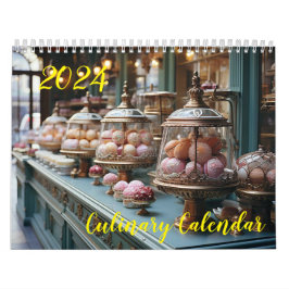 Calendario Hermosa pastelería. 2024