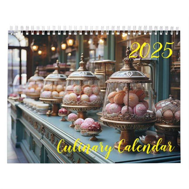 Calendario Hermosa pastelería. 2025 (Tapa)