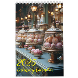 Calendario Hermosa pastelería. 2025