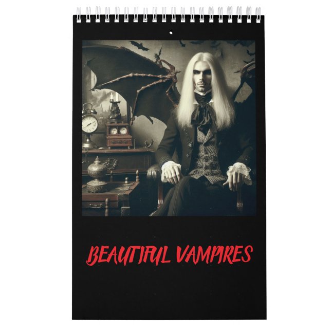 CALENDARIO HERMOSA VAMPIRA HOMBRES Y FOTOS INFANTILES (Tapa)