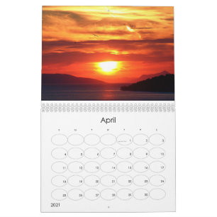 Calendario Hermosas fotos de Sunset
