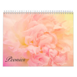 Calendario Hermosas Peonías Impresionantes