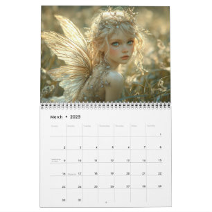 Calendario Hermosas y elegantes hadas de bosque