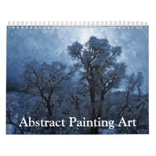 Calendario Hermoso Arte Abstracto de Paisaje 2027
