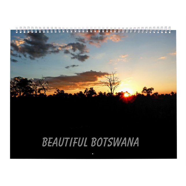 CALENDARIO HERMOSO DE BOTSWANA (Tapa)