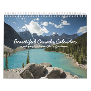 Calendario hermoso de Canadá