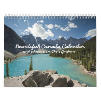 Calendario hermoso de Canadá