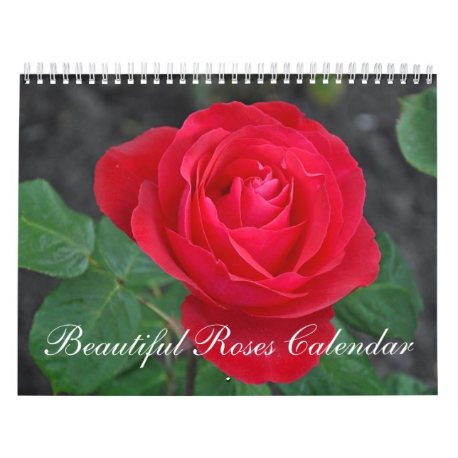 Calendario hermoso de los rosas (Tapa)