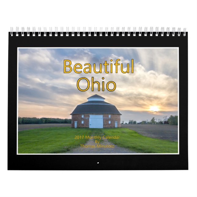 Calendario hermoso de Ohio 2017 de Thomas Minutolo (Tapa)
