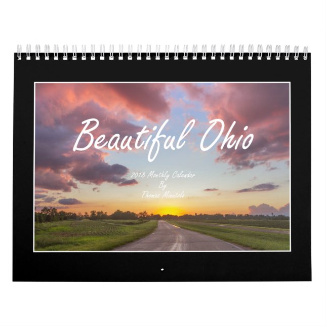 Calendario hermoso de Ohio 2018 de Thomas Minutolo (Tapa)