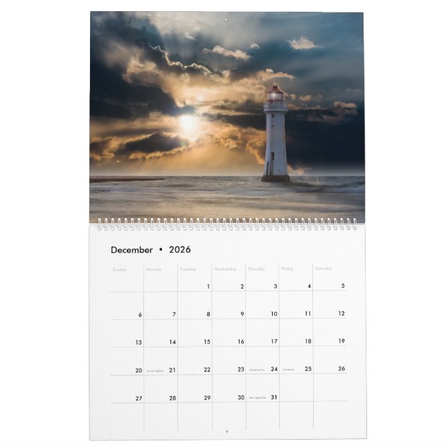 Calendario Hermoso faro 2021 (Dec 2026)