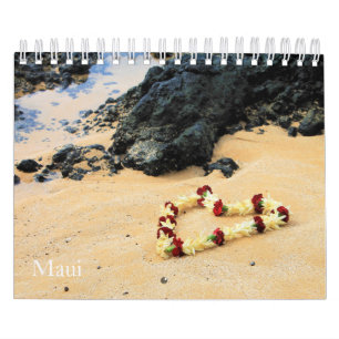 Calendario hermoso II de Maui