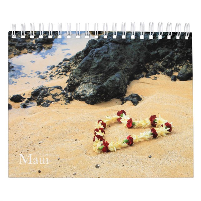 Calendario hermoso II de Maui (Tapa)