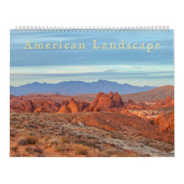 Calendario Hermoso paisaje americano
