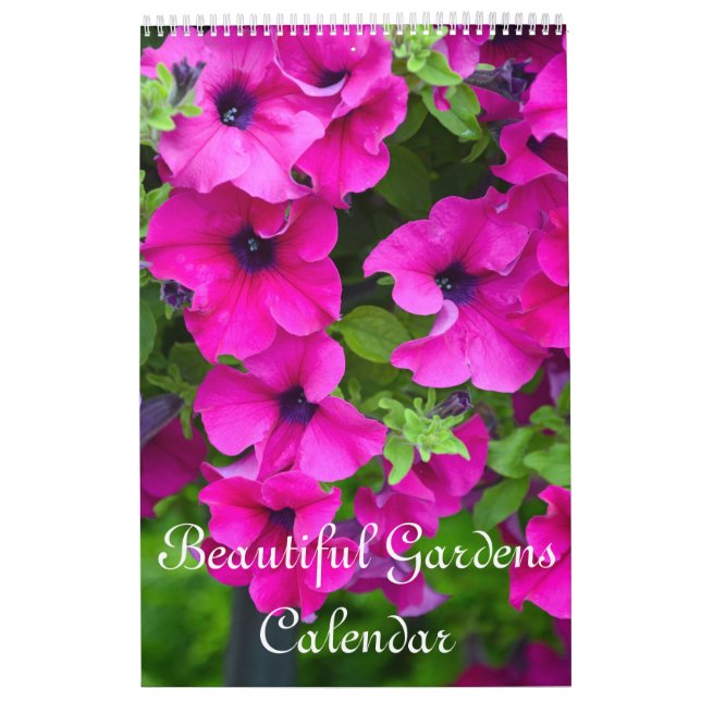 Calendario Hermosos jardines y flores (Tapa)