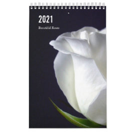 Calendario Hermosos Rosas Floral 2021
