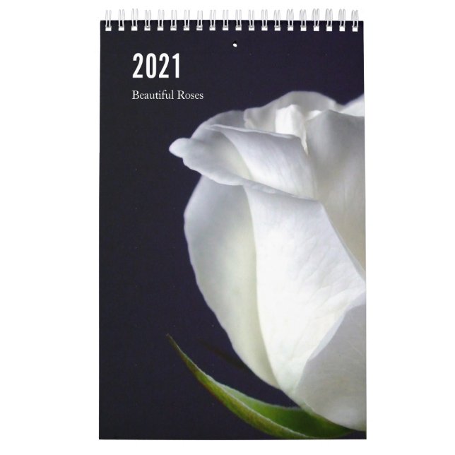 Calendario Hermosos Rosas Floral 2021 (Tapa)