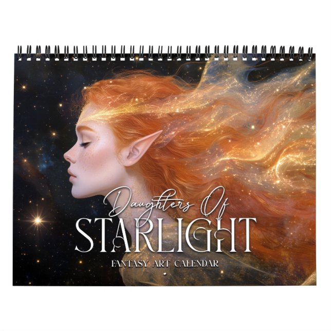 Calendario Hijas De Arte De Fantasía De Starlight 2026 (Tapa)