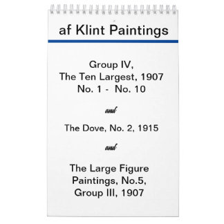 Calendario Hilma af Klint, pinturas modernas