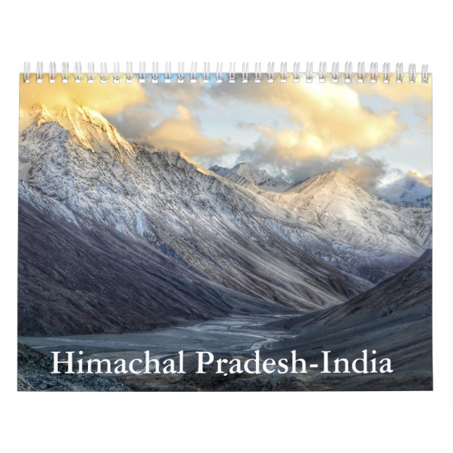 Calendario Himachal Pradesh-India (Tapa)