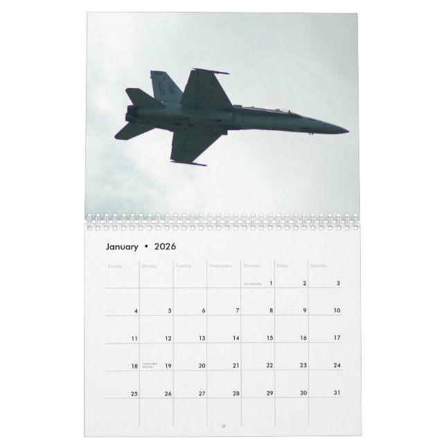 Calendario Historia de la aviación (Jan 2026)