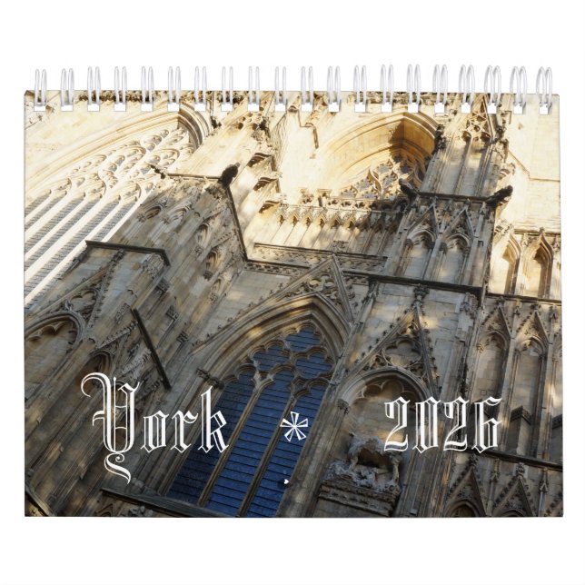 Calendario Historic York 2026 calendar (Tapa)