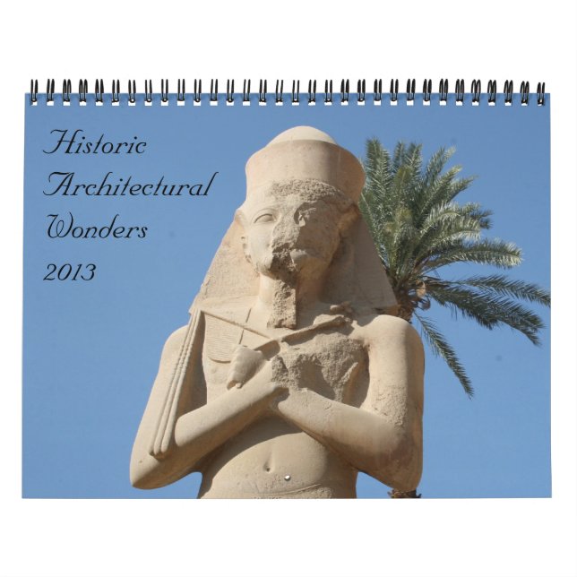 calendario histórico de las maravillas 2013 (Tapa)