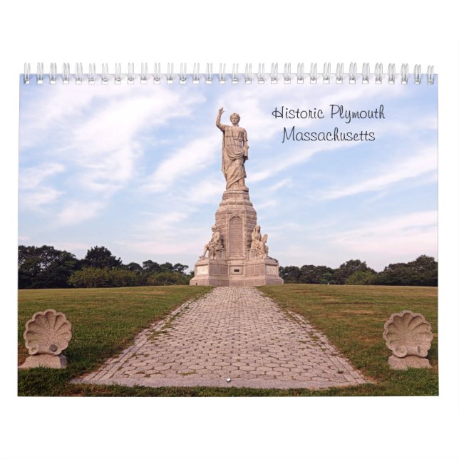 Calendario histórico de Plymouth Massachusetts (Tapa)