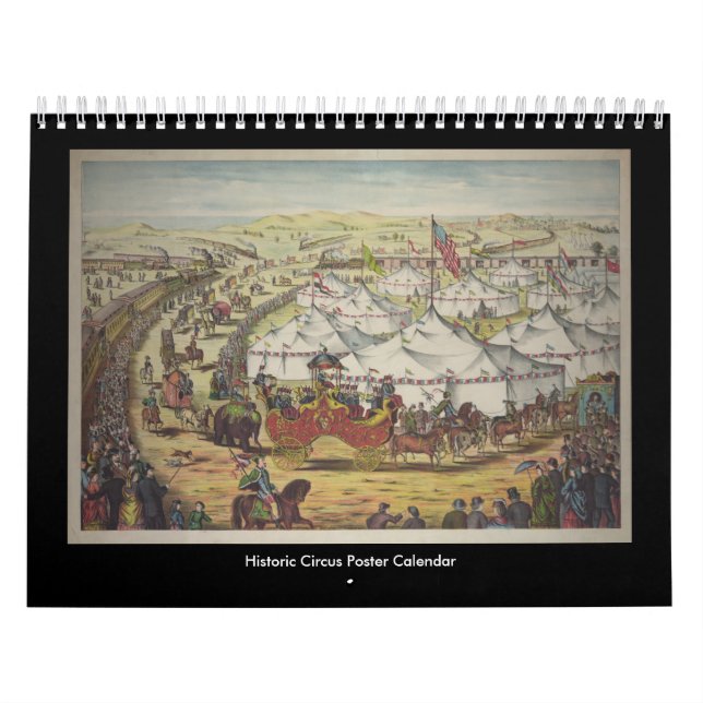 Calendario histórico del poster del circo (Tapa)