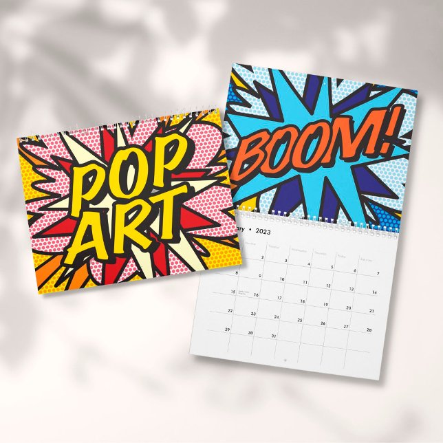 Calendario Historieta de arte pop (Subido por el creador)