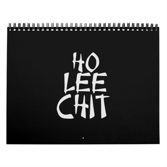 Calendario HO Lee Chit divertida camisa asiática (Tapa)
