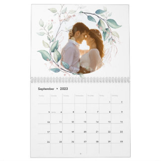 Calendario hojas de eucalipto