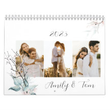 Calendario hojas de eucalipto