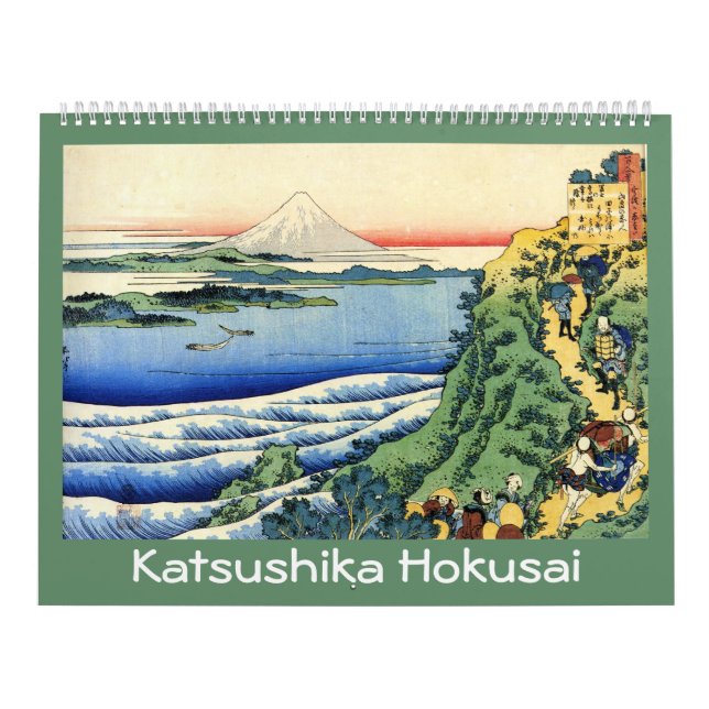 Calendario Hokusai de 18 meses (Tapa)