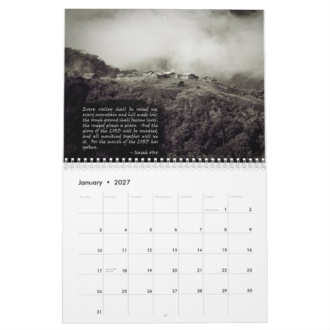 Calendario holístico 2013 del desarrollo de Papua (Jan 2027)