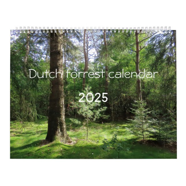 Calendario Hollands bos Kalender aan te passen (Tapa)